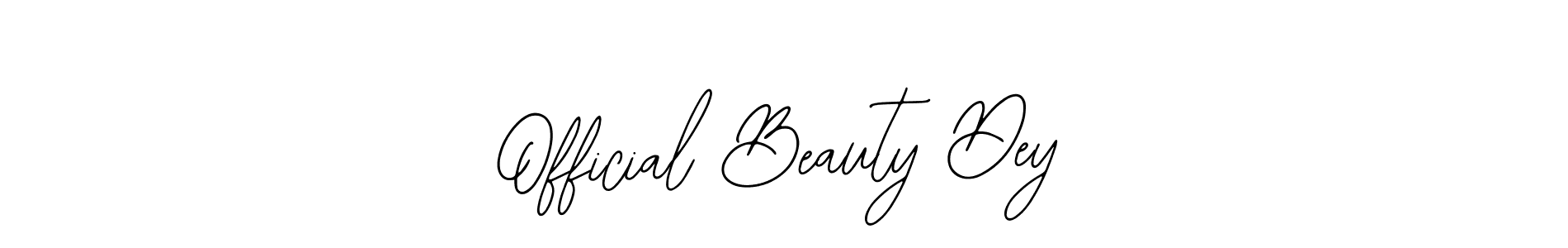 Design your own signature with our free online signature maker. With this signature software, you can create a handwritten (Bearetta-2O07w) signature for name Official Beauty Dey. Official Beauty Dey signature style 12 images and pictures png