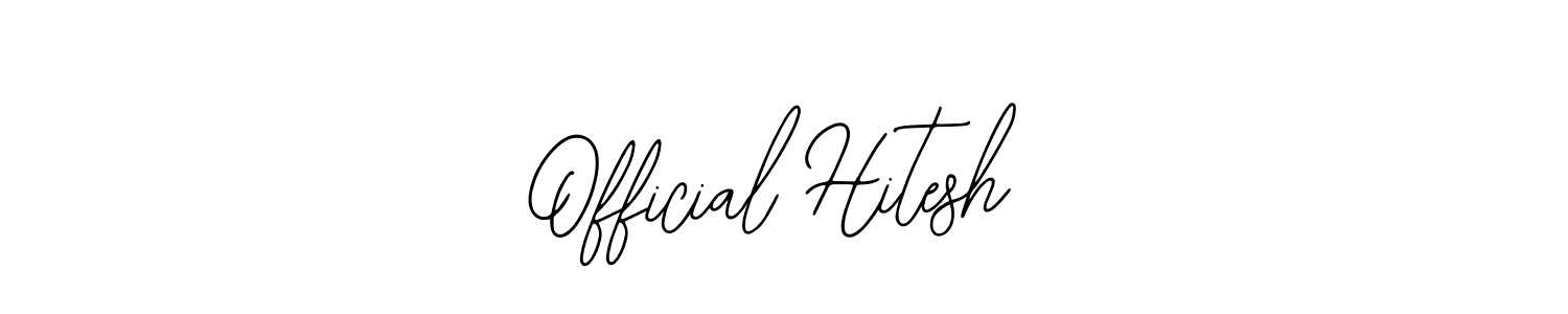 How to make Official Hitesh signature? Bearetta-2O07w is a professional autograph style. Create handwritten signature for Official Hitesh name. Official Hitesh signature style 12 images and pictures png
