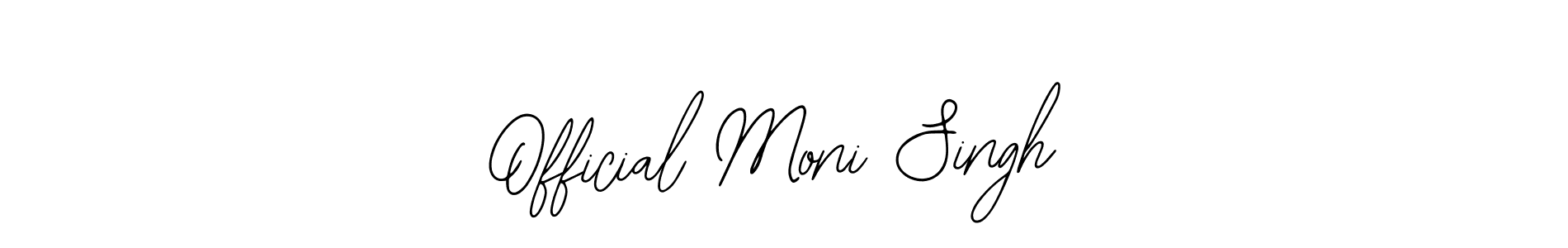 if you are searching for the best signature style for your name Official Moni Singh. so please give up your signature search. here we have designed multiple signature styles  using Bearetta-2O07w. Official Moni Singh signature style 12 images and pictures png