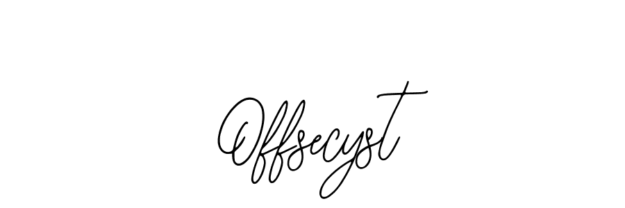 Similarly Bearetta-2O07w is the best handwritten signature design. Signature creator online .You can use it as an online autograph creator for name Offsecyst. Offsecyst signature style 12 images and pictures png