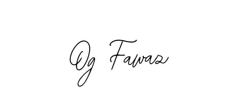 How to make Og Fawaz signature? Bearetta-2O07w is a professional autograph style. Create handwritten signature for Og Fawaz name. Og Fawaz signature style 12 images and pictures png