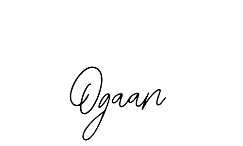 Design your own signature with our free online signature maker. With this signature software, you can create a handwritten (Bearetta-2O07w) signature for name Ogaan. Ogaan signature style 12 images and pictures png