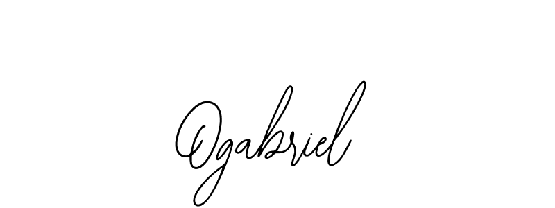 if you are searching for the best signature style for your name Ogabriel. so please give up your signature search. here we have designed multiple signature styles  using Bearetta-2O07w. Ogabriel signature style 12 images and pictures png