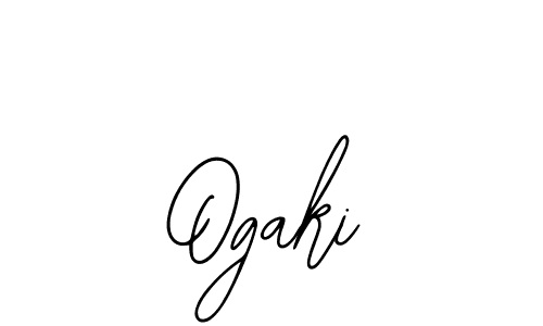 Design your own signature with our free online signature maker. With this signature software, you can create a handwritten (Bearetta-2O07w) signature for name Ogaki. Ogaki signature style 12 images and pictures png