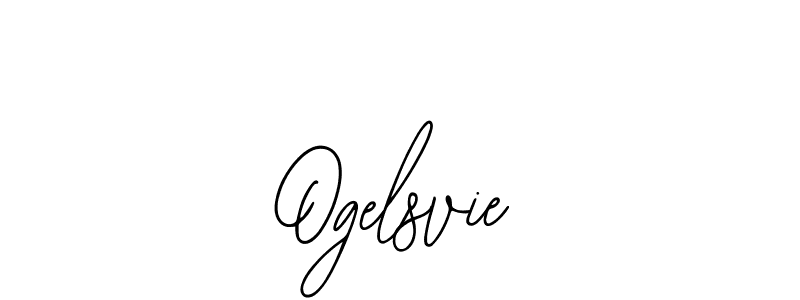 You should practise on your own different ways (Bearetta-2O07w) to write your name (Ogelsvie) in signature. don't let someone else do it for you. Ogelsvie signature style 12 images and pictures png