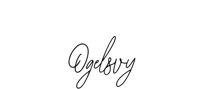 Make a beautiful signature design for name Ogelsvy. Use this online signature maker to create a handwritten signature for free. Ogelsvy signature style 12 images and pictures png