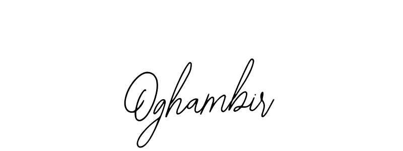 Oghambir stylish signature style. Best Handwritten Sign (Bearetta-2O07w) for my name. Handwritten Signature Collection Ideas for my name Oghambir. Oghambir signature style 12 images and pictures png
