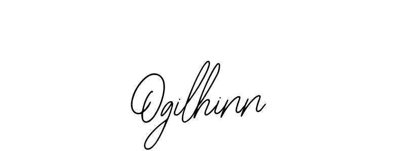 Use a signature maker to create a handwritten signature online. With this signature software, you can design (Bearetta-2O07w) your own signature for name Ogilhinn. Ogilhinn signature style 12 images and pictures png