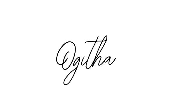 Make a short Ogitha signature style. Manage your documents anywhere anytime using Bearetta-2O07w. Create and add eSignatures, submit forms, share and send files easily. Ogitha signature style 12 images and pictures png