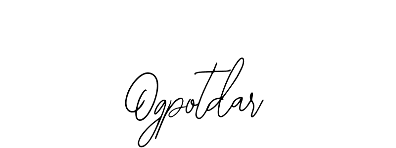 Design your own signature with our free online signature maker. With this signature software, you can create a handwritten (Bearetta-2O07w) signature for name Ogpotdar. Ogpotdar signature style 12 images and pictures png