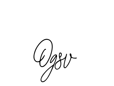 Also we have Ogsv name is the best signature style. Create professional handwritten signature collection using Bearetta-2O07w autograph style. Ogsv signature style 12 images and pictures png