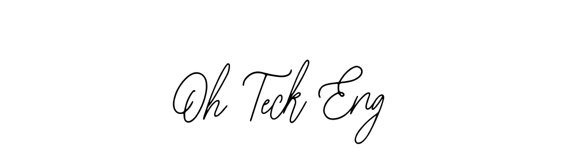 It looks lik you need a new signature style for name Oh Teck Eng. Design unique handwritten (Bearetta-2O07w) signature with our free signature maker in just a few clicks. Oh Teck Eng signature style 12 images and pictures png