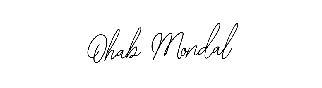 Once you've used our free online signature maker to create your best signature Bearetta-2O07w style, it's time to enjoy all of the benefits that Ohab Mondal name signing documents. Ohab Mondal signature style 12 images and pictures png