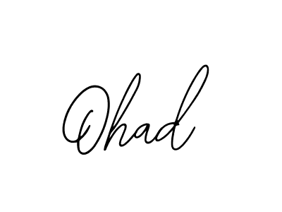 Make a beautiful signature design for name Ohad. With this signature (Bearetta-2O07w) style, you can create a handwritten signature for free. Ohad signature style 12 images and pictures png