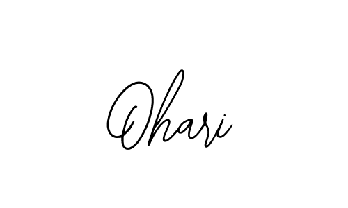 The best way (Bearetta-2O07w) to make a short signature is to pick only two or three words in your name. The name Ohari include a total of six letters. For converting this name. Ohari signature style 12 images and pictures png