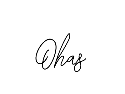 Create a beautiful signature design for name Ohas. With this signature (Bearetta-2O07w) fonts, you can make a handwritten signature for free. Ohas signature style 12 images and pictures png