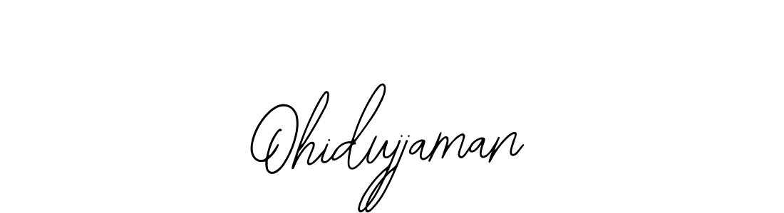 Bearetta-2O07w is a professional signature style that is perfect for those who want to add a touch of class to their signature. It is also a great choice for those who want to make their signature more unique. Get Ohidujjaman name to fancy signature for free. Ohidujjaman signature style 12 images and pictures png