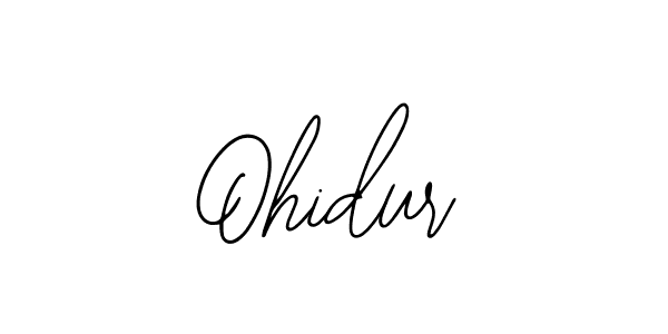 Make a beautiful signature design for name Ohidur. Use this online signature maker to create a handwritten signature for free. Ohidur signature style 12 images and pictures png