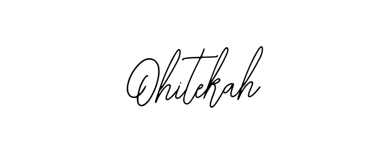 Use a signature maker to create a handwritten signature online. With this signature software, you can design (Bearetta-2O07w) your own signature for name Ohitekah. Ohitekah signature style 12 images and pictures png