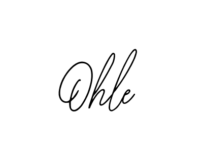 The best way (Bearetta-2O07w) to make a short signature is to pick only two or three words in your name. The name Ohle include a total of six letters. For converting this name. Ohle signature style 12 images and pictures png