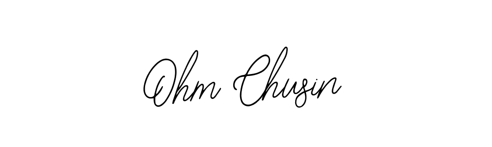 Create a beautiful signature design for name Ohm Chusin. With this signature (Bearetta-2O07w) fonts, you can make a handwritten signature for free. Ohm Chusin signature style 12 images and pictures png