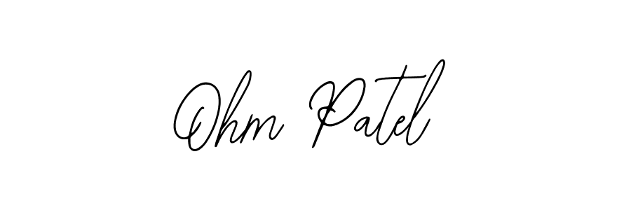 How to make Ohm Patel signature? Bearetta-2O07w is a professional autograph style. Create handwritten signature for Ohm Patel name. Ohm Patel signature style 12 images and pictures png