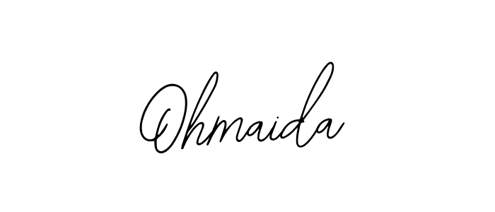 Bearetta-2O07w is a professional signature style that is perfect for those who want to add a touch of class to their signature. It is also a great choice for those who want to make their signature more unique. Get Ohmaida name to fancy signature for free. Ohmaida signature style 12 images and pictures png