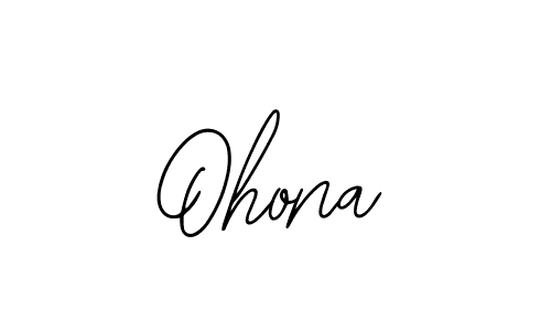 How to make Ohona signature? Bearetta-2O07w is a professional autograph style. Create handwritten signature for Ohona name. Ohona signature style 12 images and pictures png