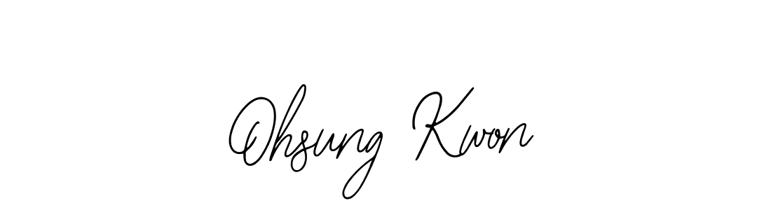 Make a beautiful signature design for name Ohsung Kwon. Use this online signature maker to create a handwritten signature for free. Ohsung Kwon signature style 12 images and pictures png