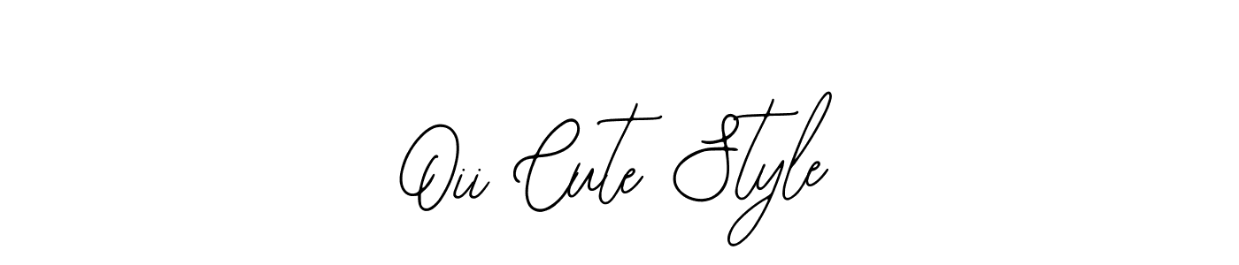 Use a signature maker to create a handwritten signature online. With this signature software, you can design (Bearetta-2O07w) your own signature for name Oii Cute Style. Oii Cute Style signature style 12 images and pictures png