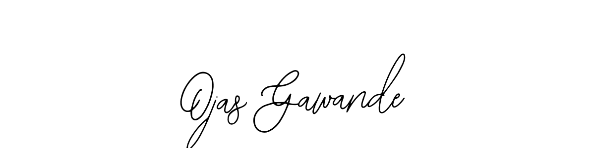 Also we have Ojas Gawande name is the best signature style. Create professional handwritten signature collection using Bearetta-2O07w autograph style. Ojas Gawande signature style 12 images and pictures png