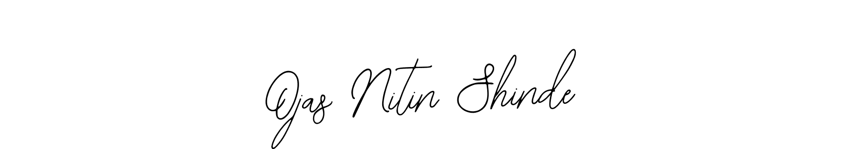 Make a beautiful signature design for name Ojas Nitin Shinde. Use this online signature maker to create a handwritten signature for free. Ojas Nitin Shinde signature style 12 images and pictures png