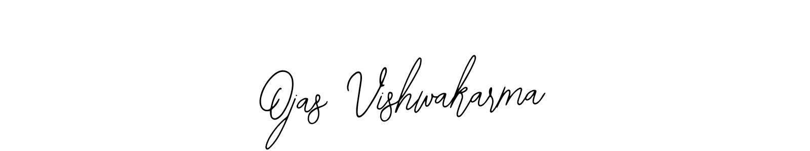 Also You can easily find your signature by using the search form. We will create Ojas Vishwakarma name handwritten signature images for you free of cost using Bearetta-2O07w sign style. Ojas Vishwakarma signature style 12 images and pictures png