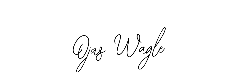 The best way (Bearetta-2O07w) to make a short signature is to pick only two or three words in your name. The name Ojas Wagle include a total of six letters. For converting this name. Ojas Wagle signature style 12 images and pictures png