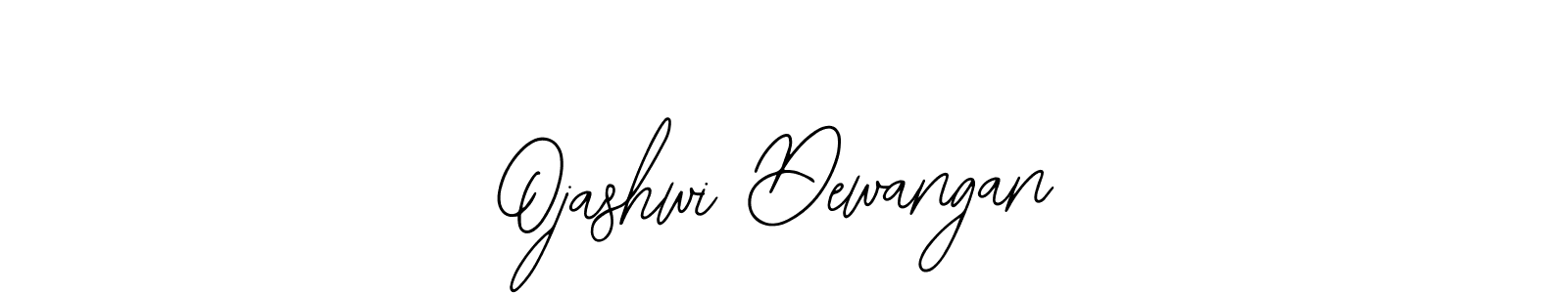 Also we have Ojashwi Dewangan name is the best signature style. Create professional handwritten signature collection using Bearetta-2O07w autograph style. Ojashwi Dewangan signature style 12 images and pictures png