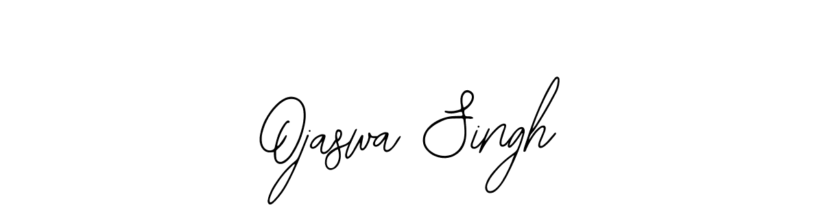 The best way (Bearetta-2O07w) to make a short signature is to pick only two or three words in your name. The name Ojaswa Singh include a total of six letters. For converting this name. Ojaswa Singh signature style 12 images and pictures png