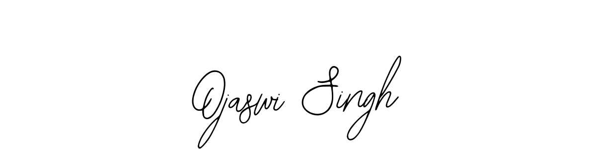 How to make Ojaswi Singh name signature. Use Bearetta-2O07w style for creating short signs online. This is the latest handwritten sign. Ojaswi Singh signature style 12 images and pictures png