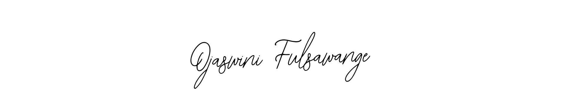 It looks lik you need a new signature style for name Ojaswini Fulsawange. Design unique handwritten (Bearetta-2O07w) signature with our free signature maker in just a few clicks. Ojaswini Fulsawange signature style 12 images and pictures png