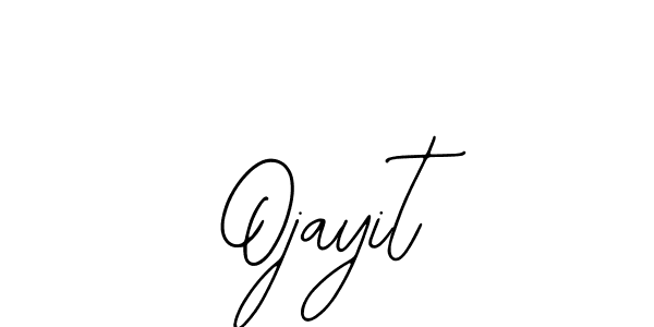 How to make Ojayit name signature. Use Bearetta-2O07w style for creating short signs online. This is the latest handwritten sign. Ojayit signature style 12 images and pictures png