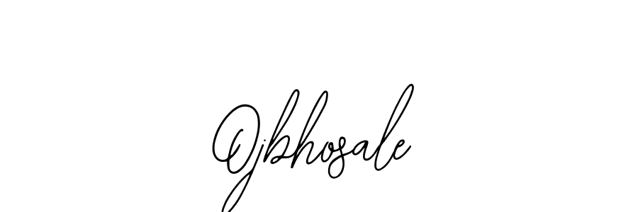 Make a beautiful signature design for name Ojbhosale. Use this online signature maker to create a handwritten signature for free. Ojbhosale signature style 12 images and pictures png