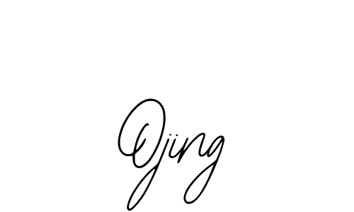 Design your own signature with our free online signature maker. With this signature software, you can create a handwritten (Bearetta-2O07w) signature for name Ojing. Ojing signature style 12 images and pictures png