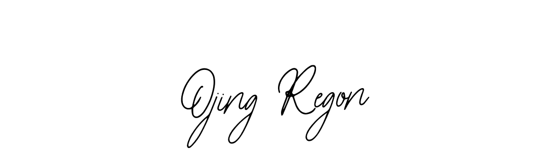 Ojing Regon stylish signature style. Best Handwritten Sign (Bearetta-2O07w) for my name. Handwritten Signature Collection Ideas for my name Ojing Regon. Ojing Regon signature style 12 images and pictures png