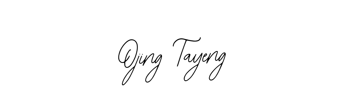 Bearetta-2O07w is a professional signature style that is perfect for those who want to add a touch of class to their signature. It is also a great choice for those who want to make their signature more unique. Get Ojing Tayeng name to fancy signature for free. Ojing Tayeng signature style 12 images and pictures png