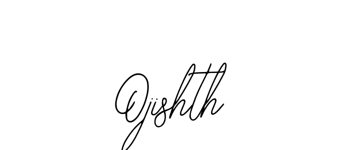 How to make Ojishth signature? Bearetta-2O07w is a professional autograph style. Create handwritten signature for Ojishth name. Ojishth signature style 12 images and pictures png