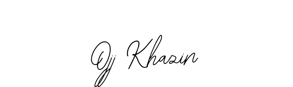 Design your own signature with our free online signature maker. With this signature software, you can create a handwritten (Bearetta-2O07w) signature for name Ojj Khazin. Ojj Khazin signature style 12 images and pictures png