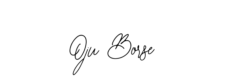 Use a signature maker to create a handwritten signature online. With this signature software, you can design (Bearetta-2O07w) your own signature for name Oju Borse. Oju Borse signature style 12 images and pictures png