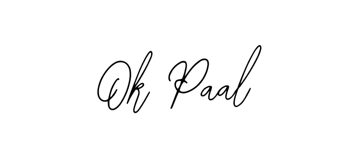 It looks lik you need a new signature style for name Ok Paal. Design unique handwritten (Bearetta-2O07w) signature with our free signature maker in just a few clicks. Ok Paal signature style 12 images and pictures png