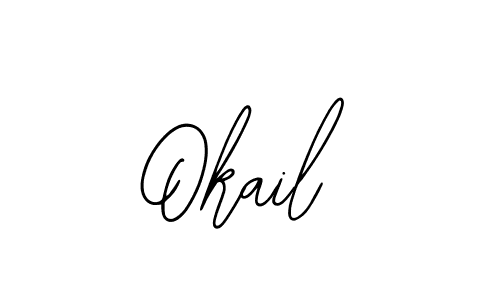 Also You can easily find your signature by using the search form. We will create Okail name handwritten signature images for you free of cost using Bearetta-2O07w sign style. Okail signature style 12 images and pictures png