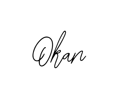 Make a beautiful signature design for name Okan. Use this online signature maker to create a handwritten signature for free. Okan signature style 12 images and pictures png