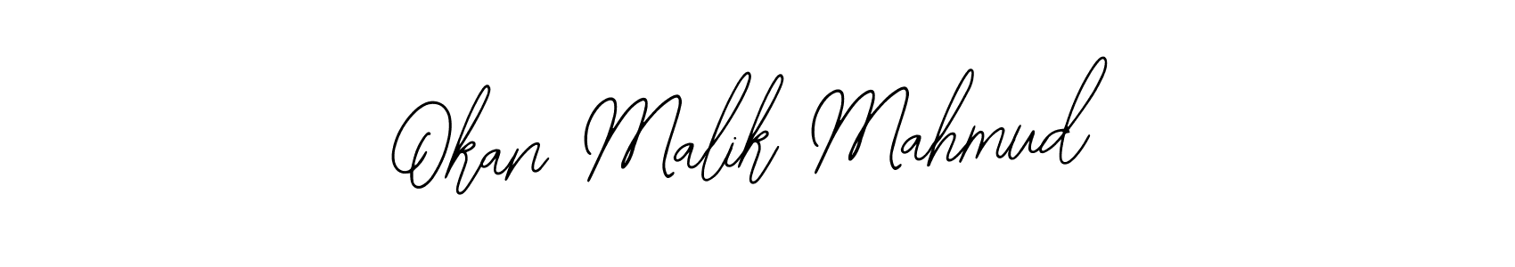 Also You can easily find your signature by using the search form. We will create Okan Malik Mahmud name handwritten signature images for you free of cost using Bearetta-2O07w sign style. Okan Malik Mahmud signature style 12 images and pictures png